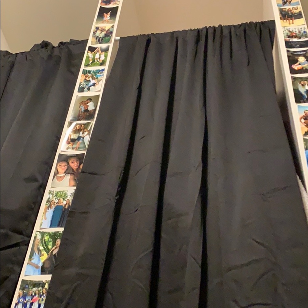 Black curtain